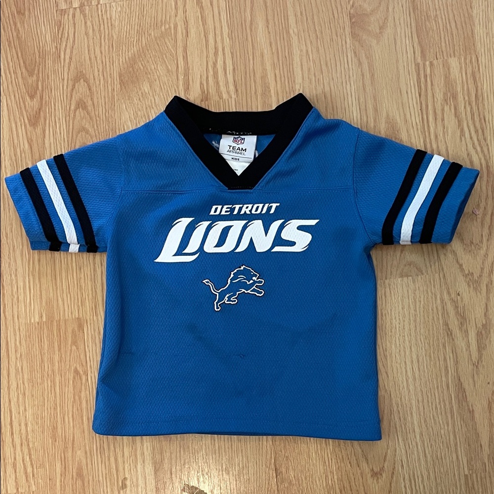 NFL Kids Blue and Black Lions Jersey